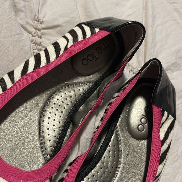 Y2K zebra and pink flats Size 9 - Picture 3 of 4
